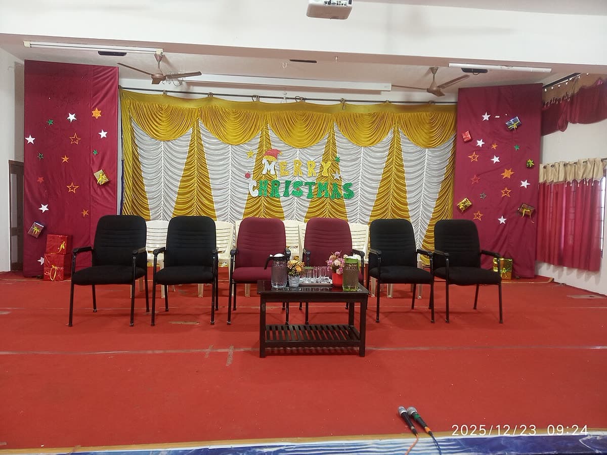 Demo photo: The stage