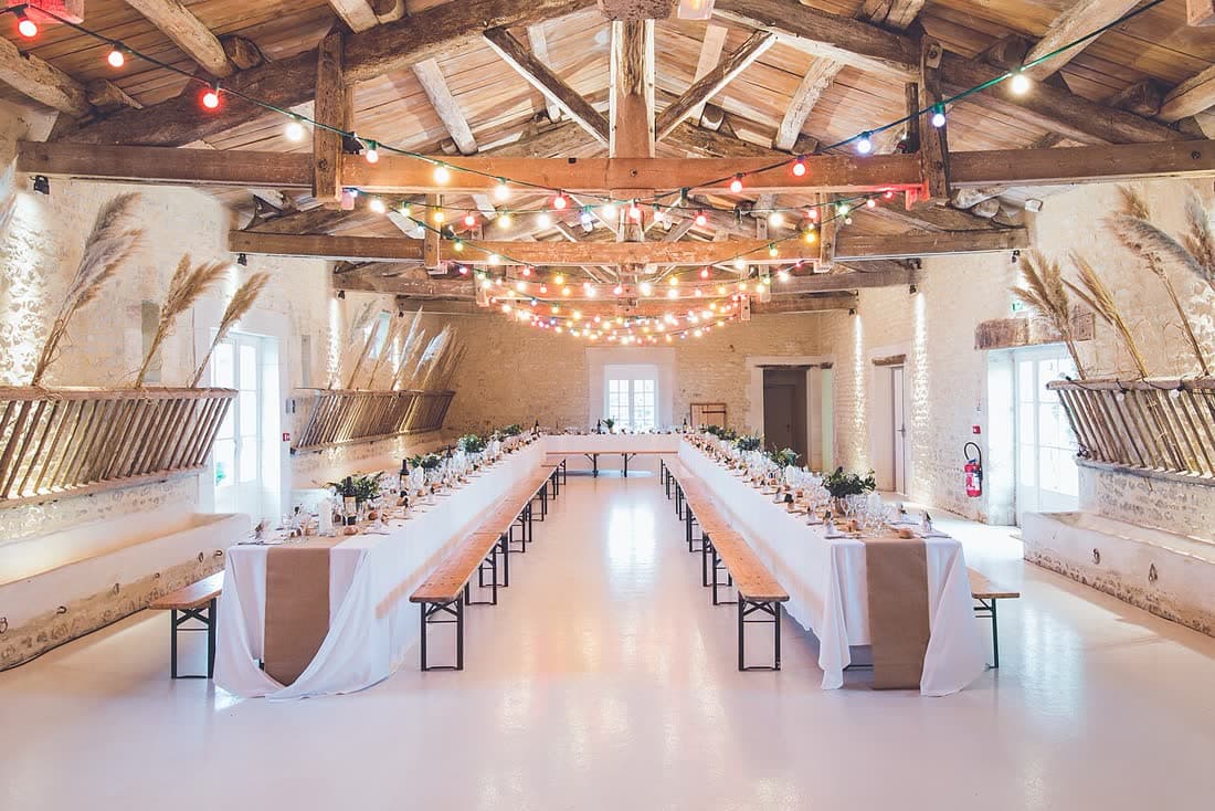 Demo photo: The long tables